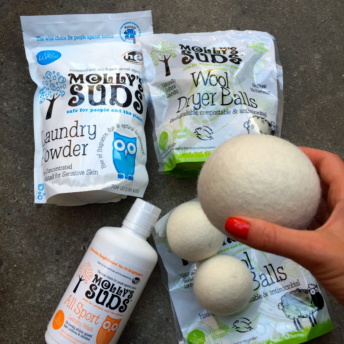 Gluten-free laundry products from Molly's Suds